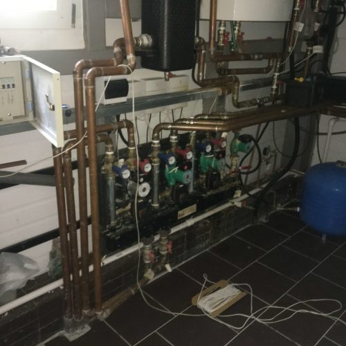 Подключение котла и системы отопления